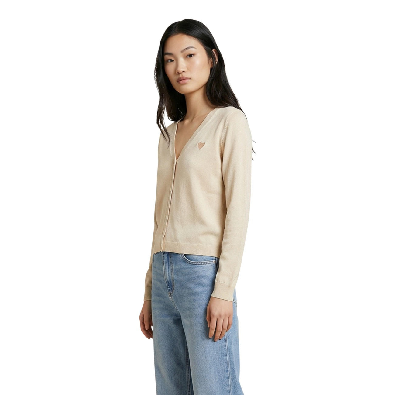 Jacqueline De Yong Cardigan Dames Beige