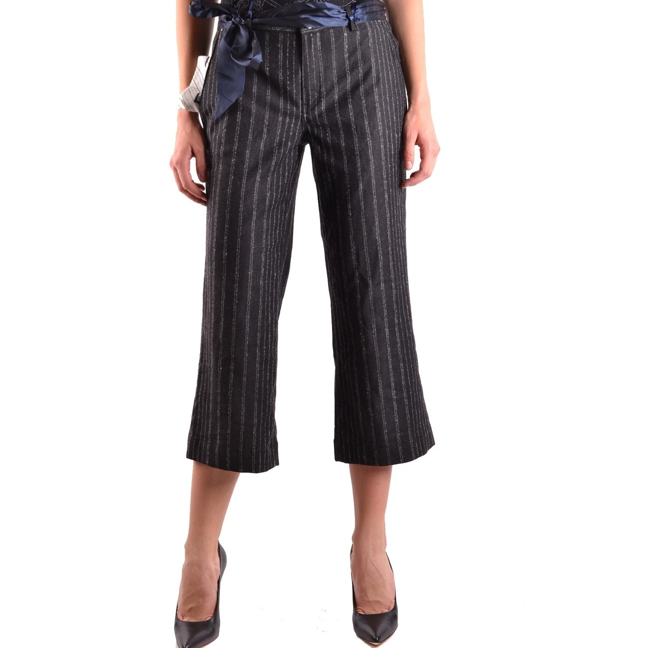 Jacob Cohen Krijtstreep Broek Dames Grijs