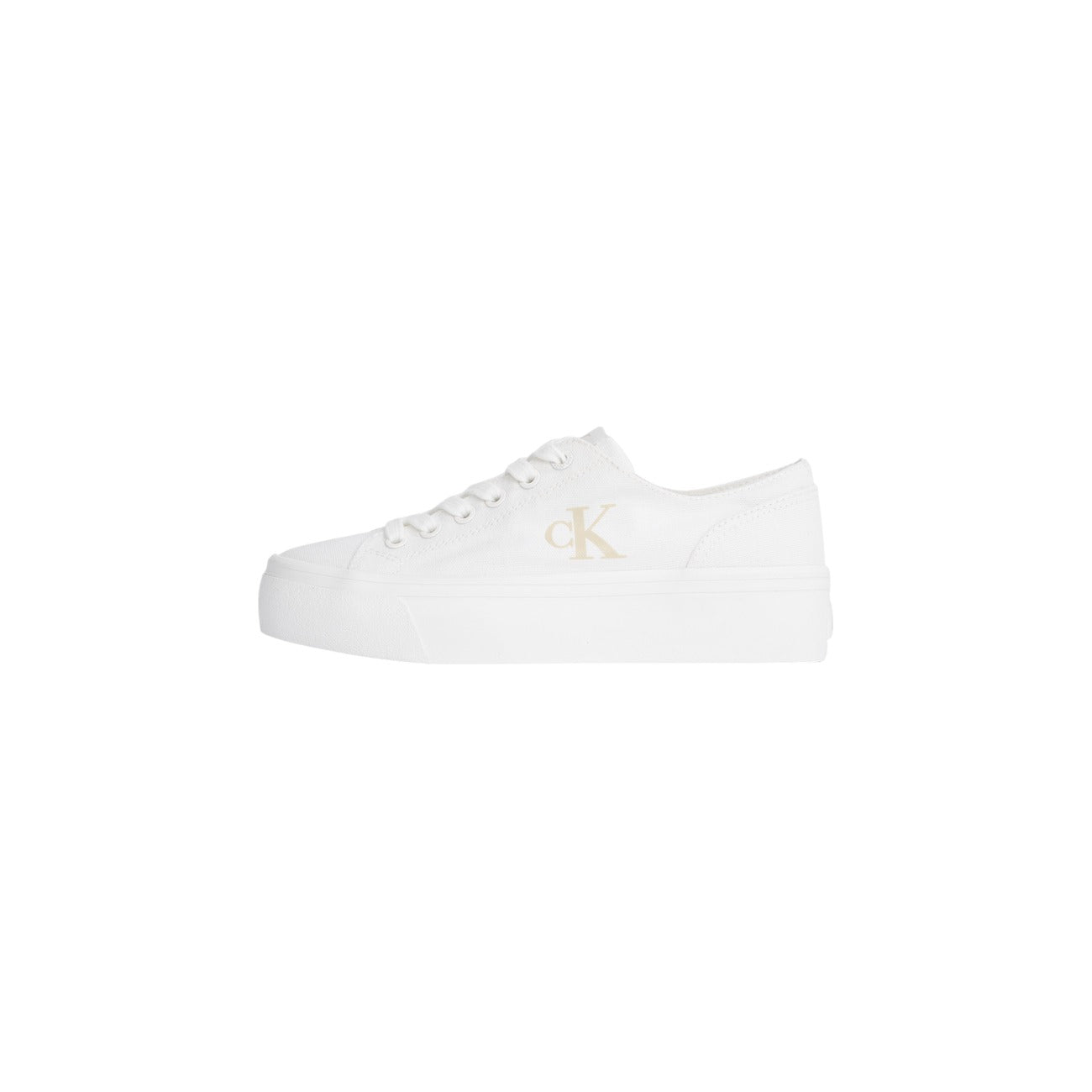 Calvin Klein Jeans Sneakers Dames Wit Platform