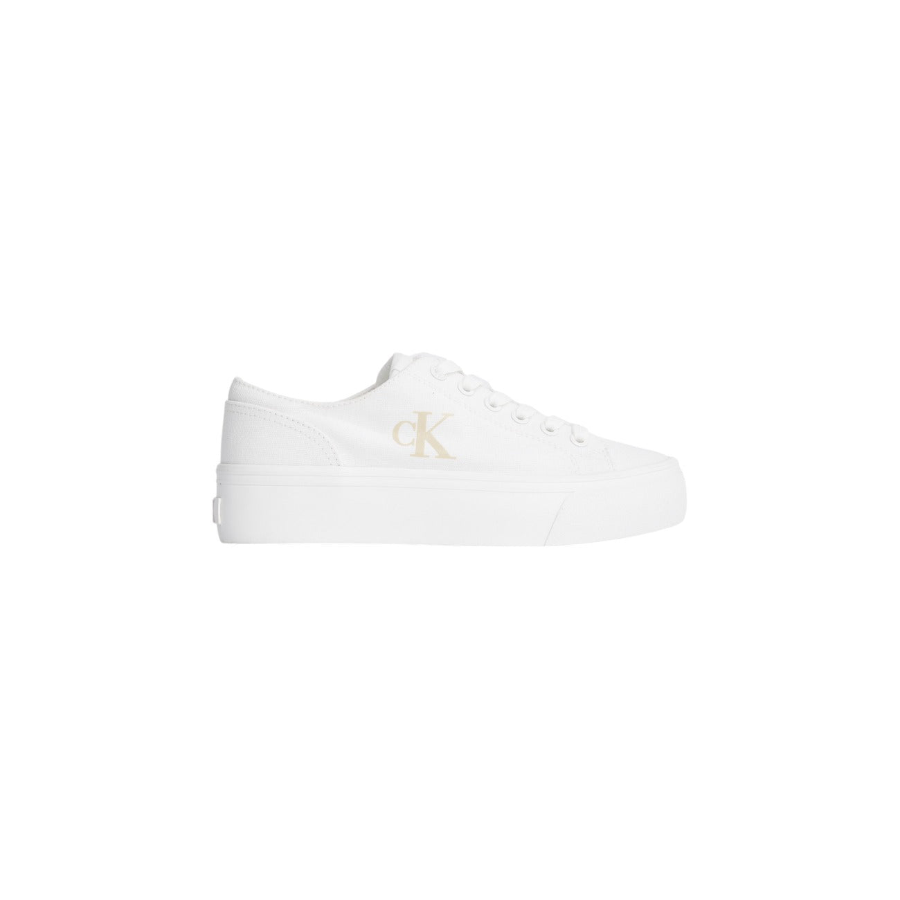 Calvin Klein Jeans Sneakers Dames Wit Platform