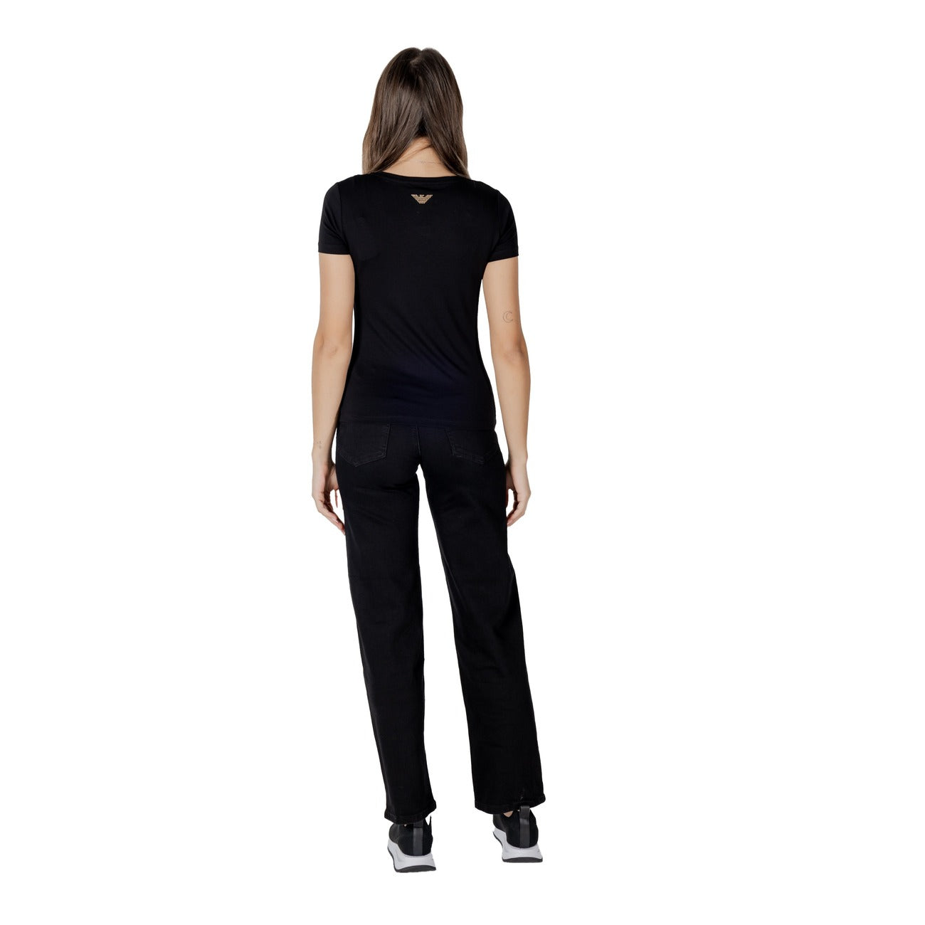 EA7 T-shirt Dames Zwart