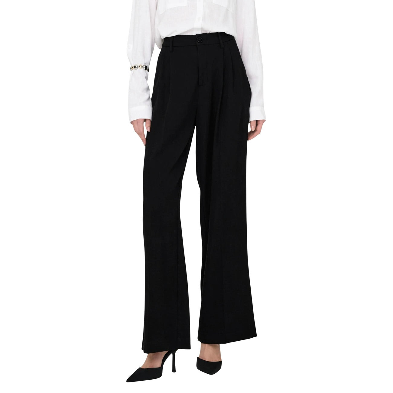 Jacqueline De Yong Broek Dames Beige