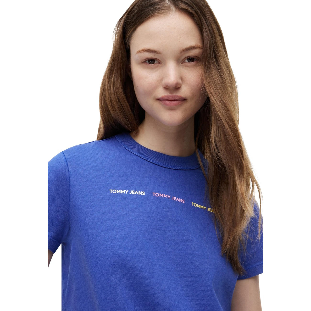 Tommy Hilfiger Jeans T-shirt Dames Bluaw