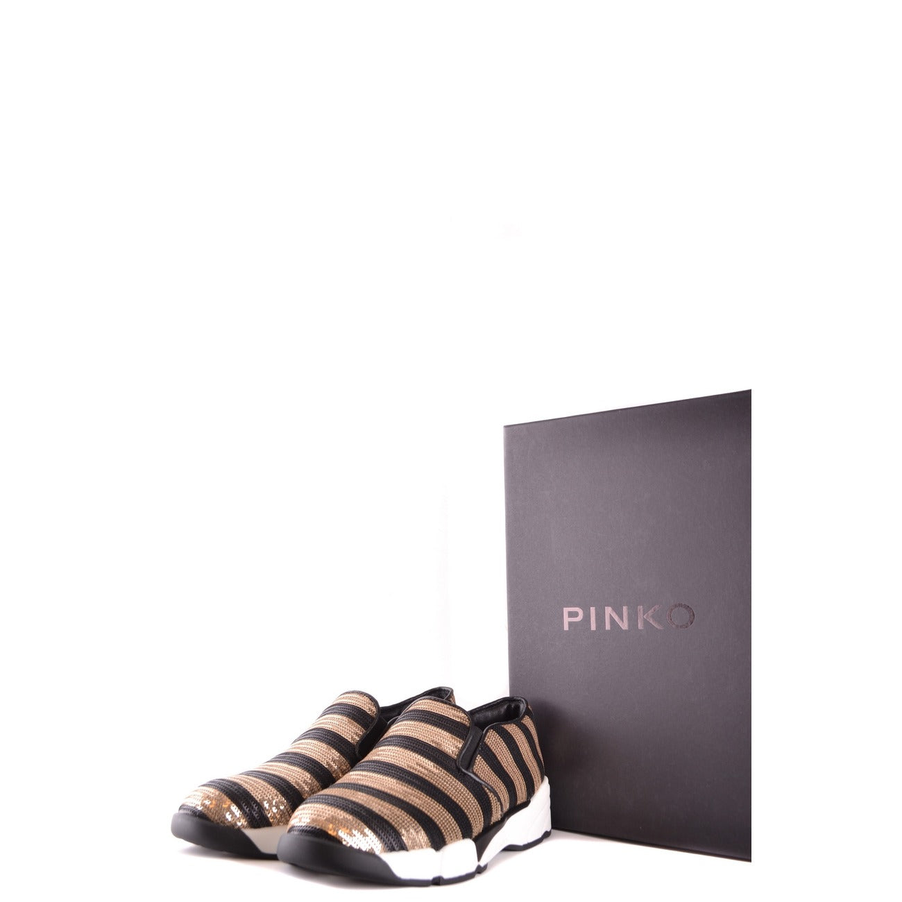 Pinko Sneakers Dames Zwart Gestreept