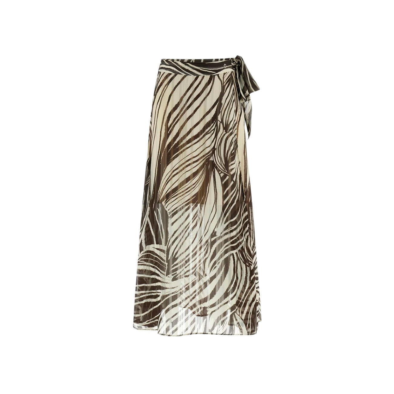 Guess Print Rok Dames Bruin