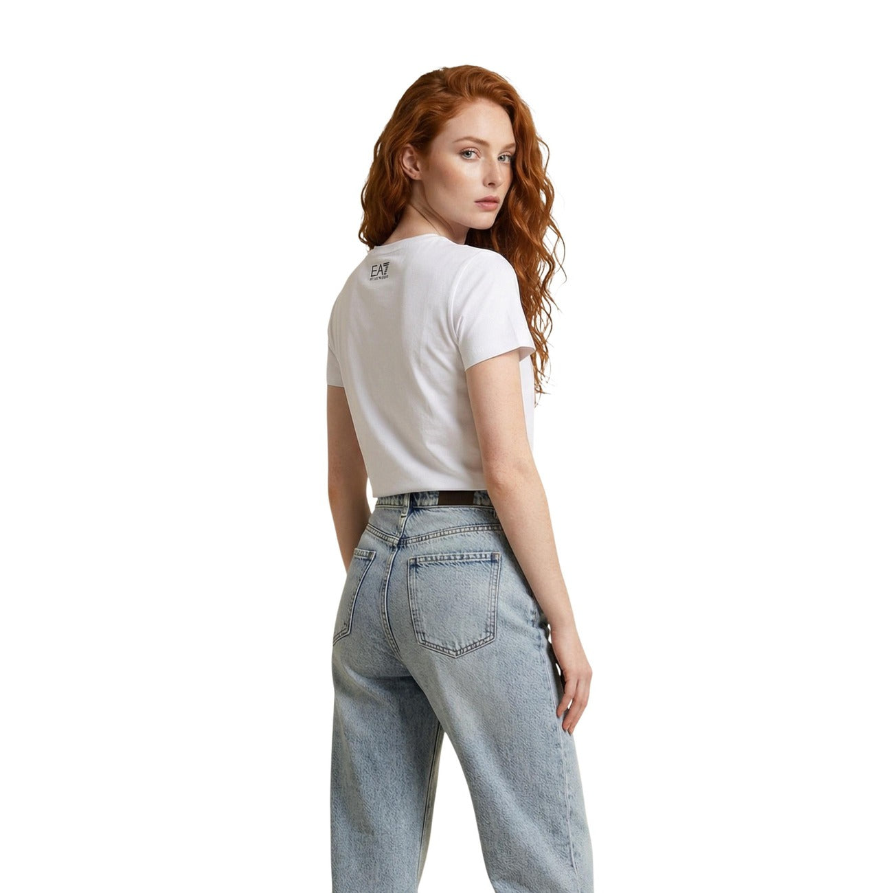 EA7 T-shirt Dames Wit