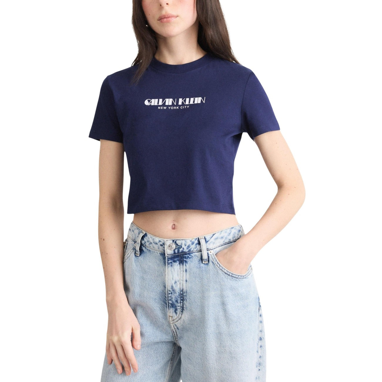 Calvin Klein Jeans T-shirt Dames Wit