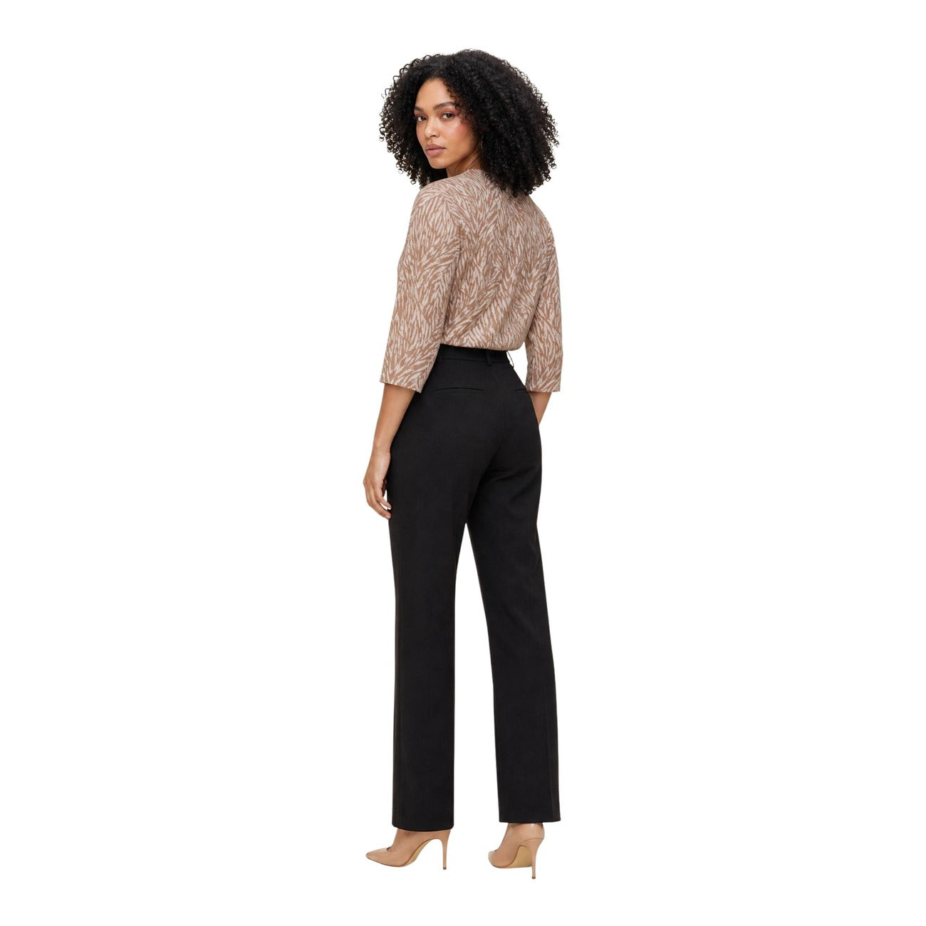 Ayfee Top Dames Beige