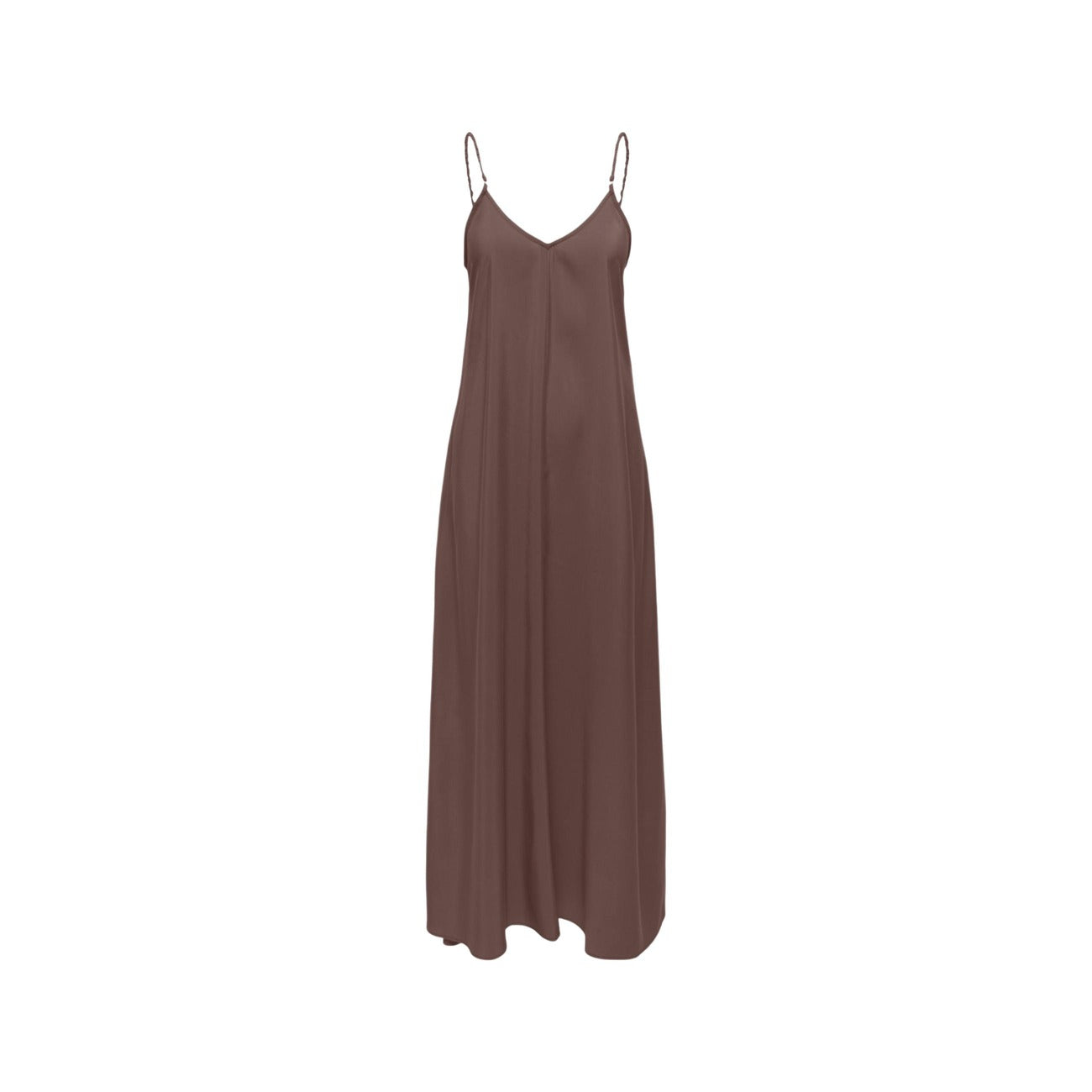 Only Elegante Jurk Dames Bruin