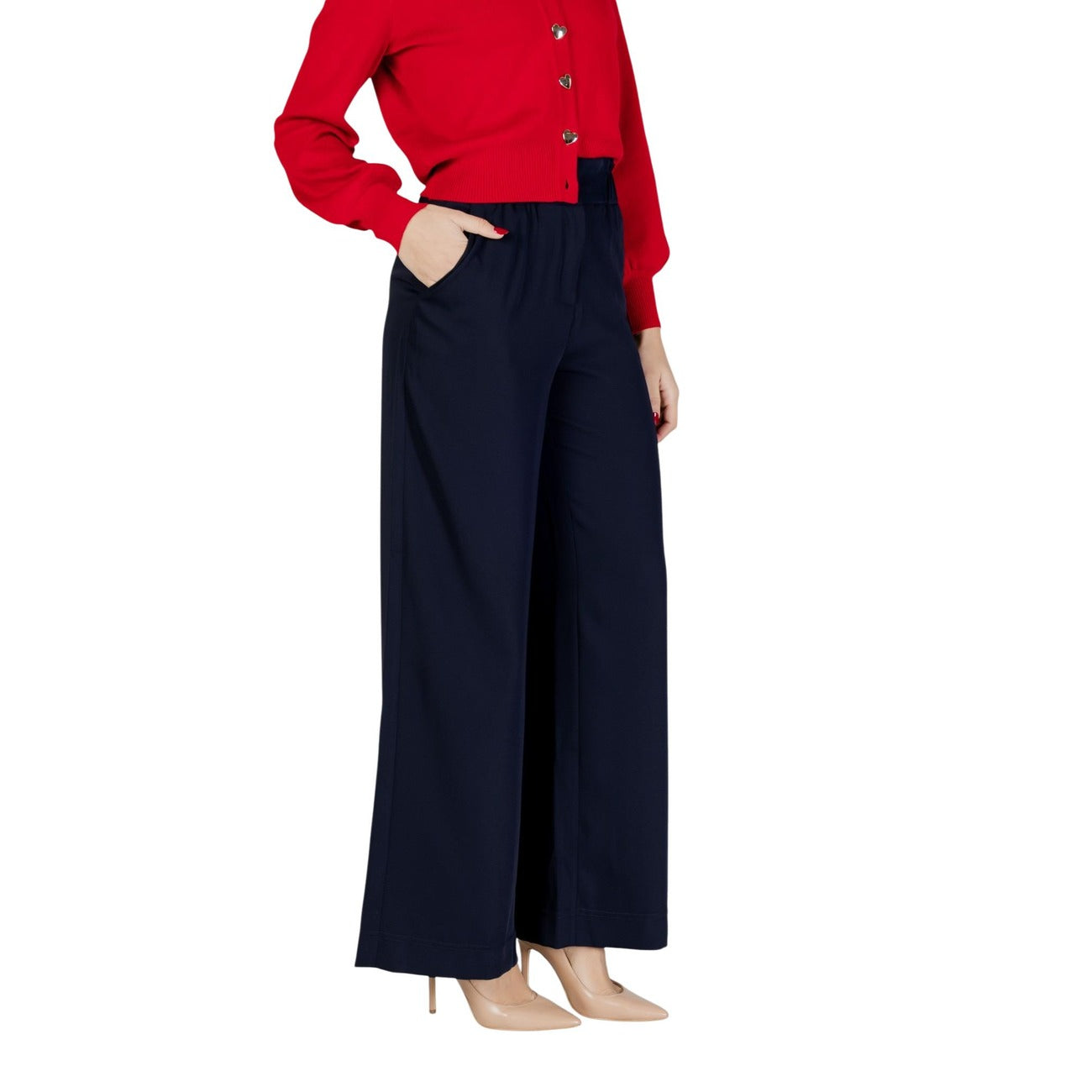 Morgan De Toi Broek Dames Blauw