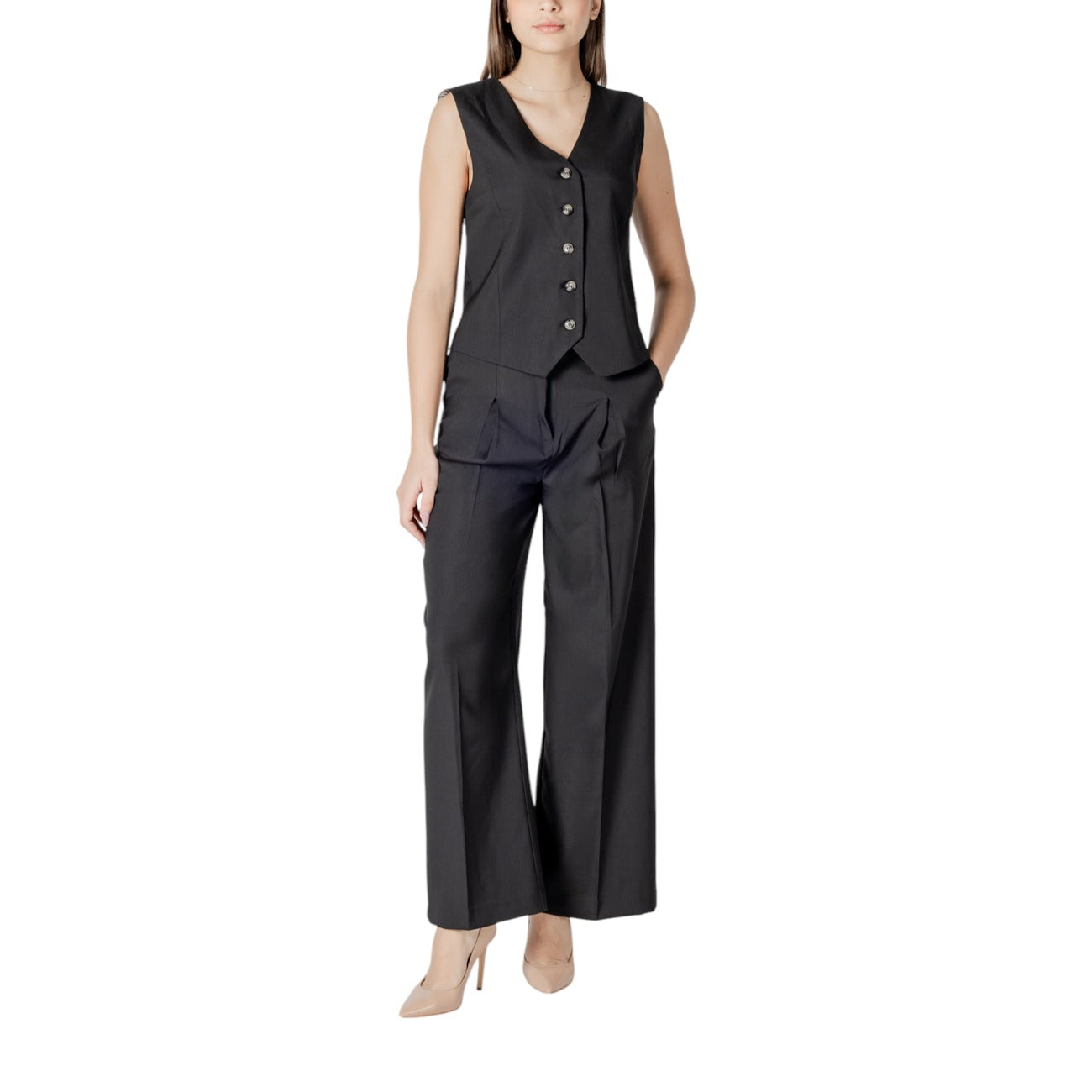 Ichi Broek Dames Zwart