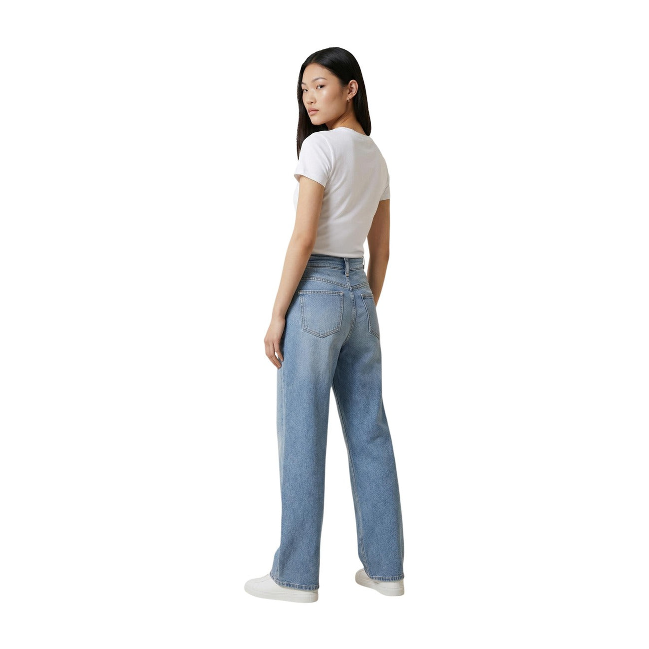 Calvin Klein Jeans T-shirt Dames Wit