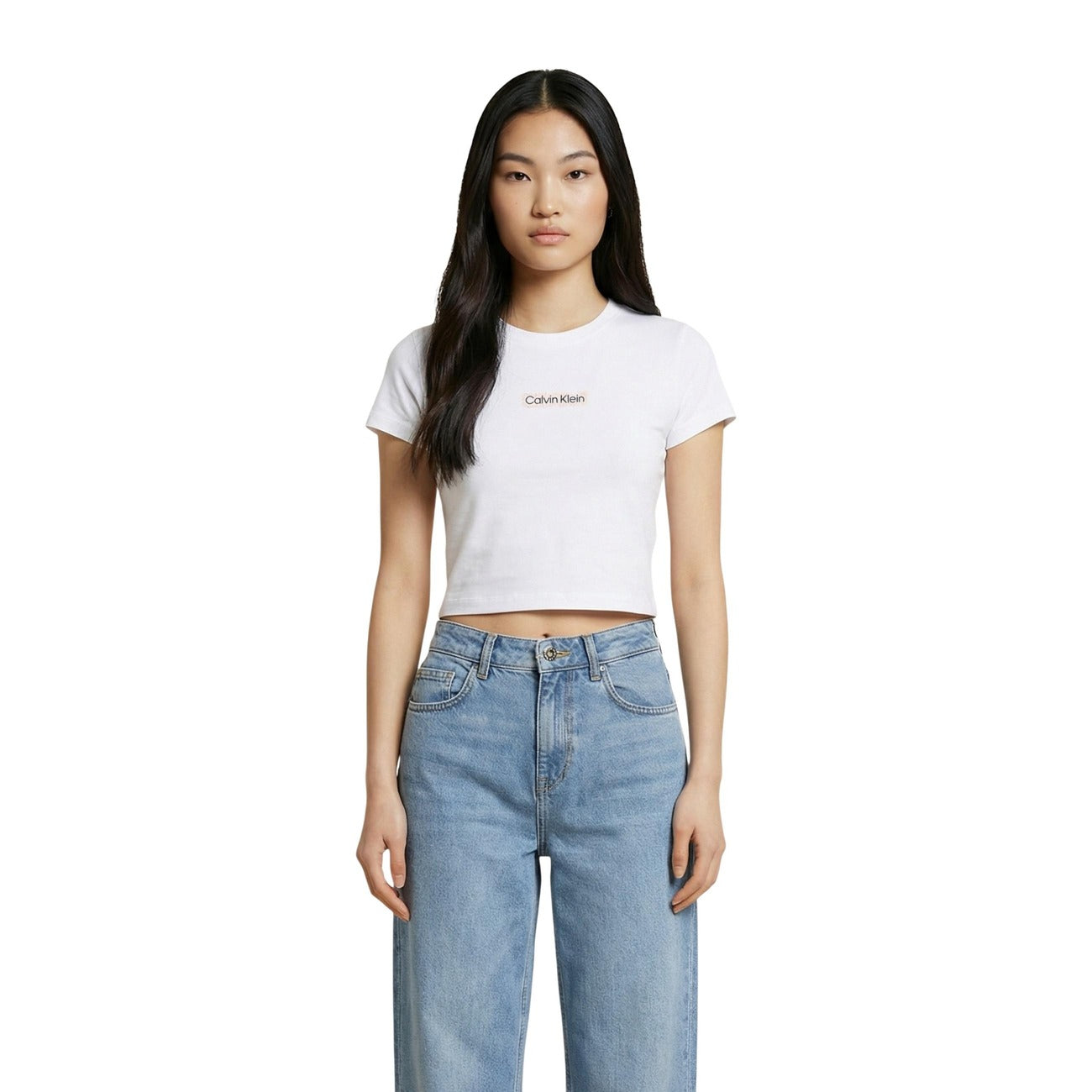 Calvin Klein Jeans T-shirt Dames Wit