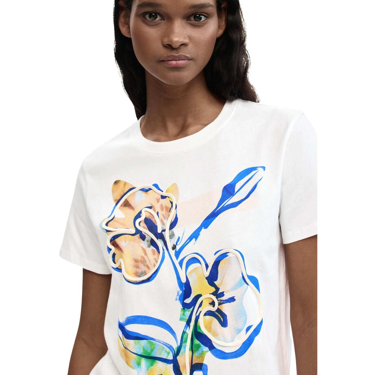 Desigual T-shirt Dames Wit
