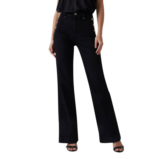 Guess Broek Dames Zwart