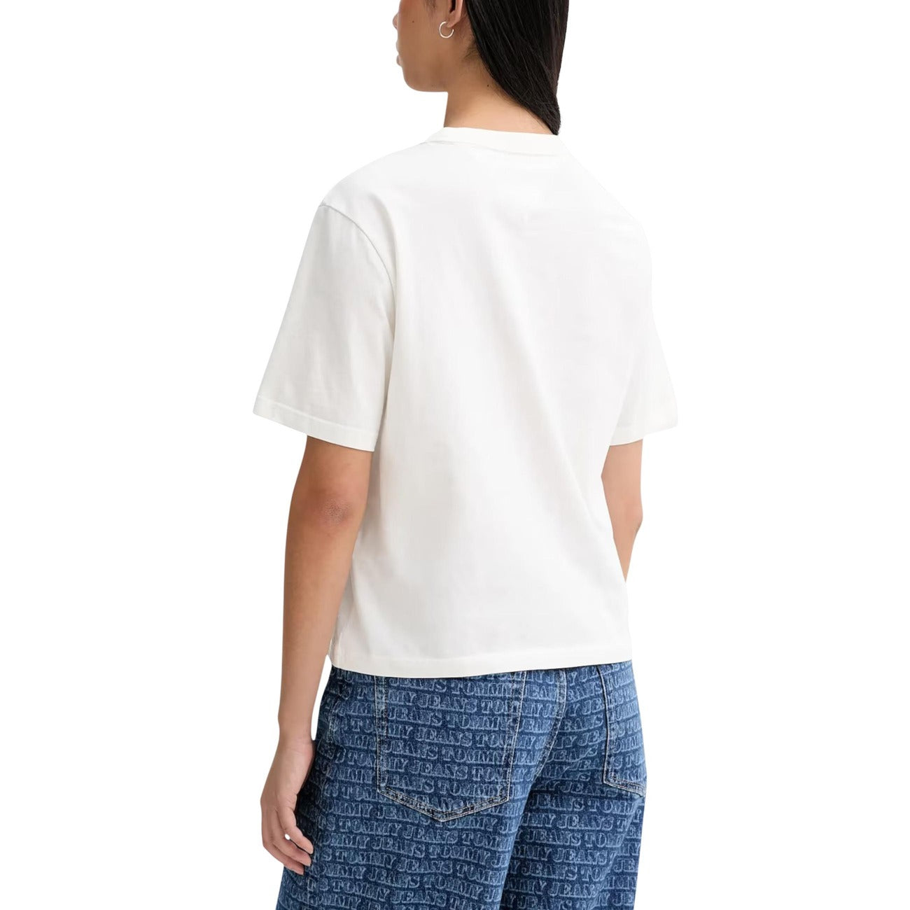 Tommy Hilfiger Jeans T-shirt Dames Wit