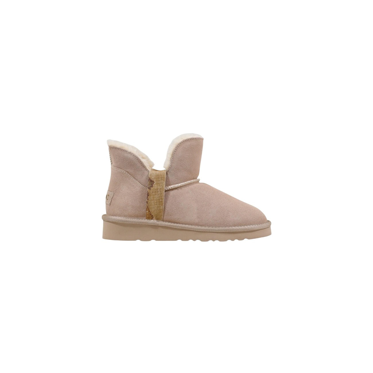 Alviero Martini Prima Classe Enkellaarsjes Dames Beige – 95% Leer