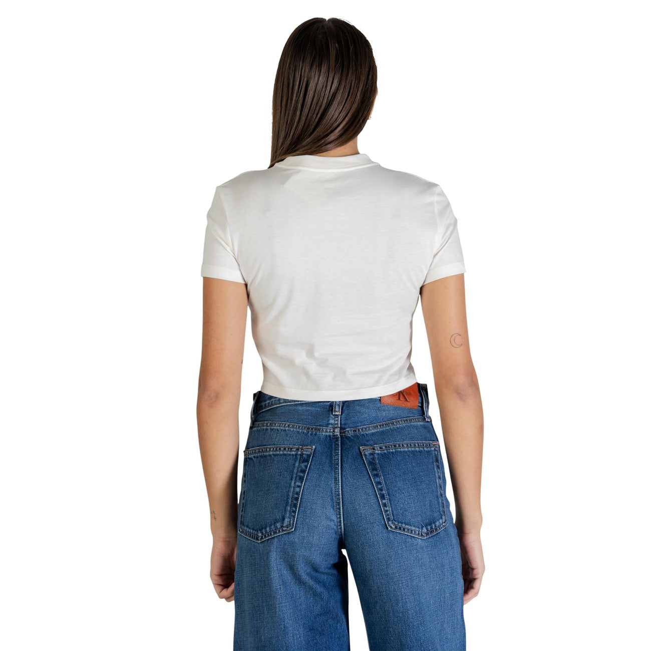 Calvin Klein Jeans T-shirt Dames Wit