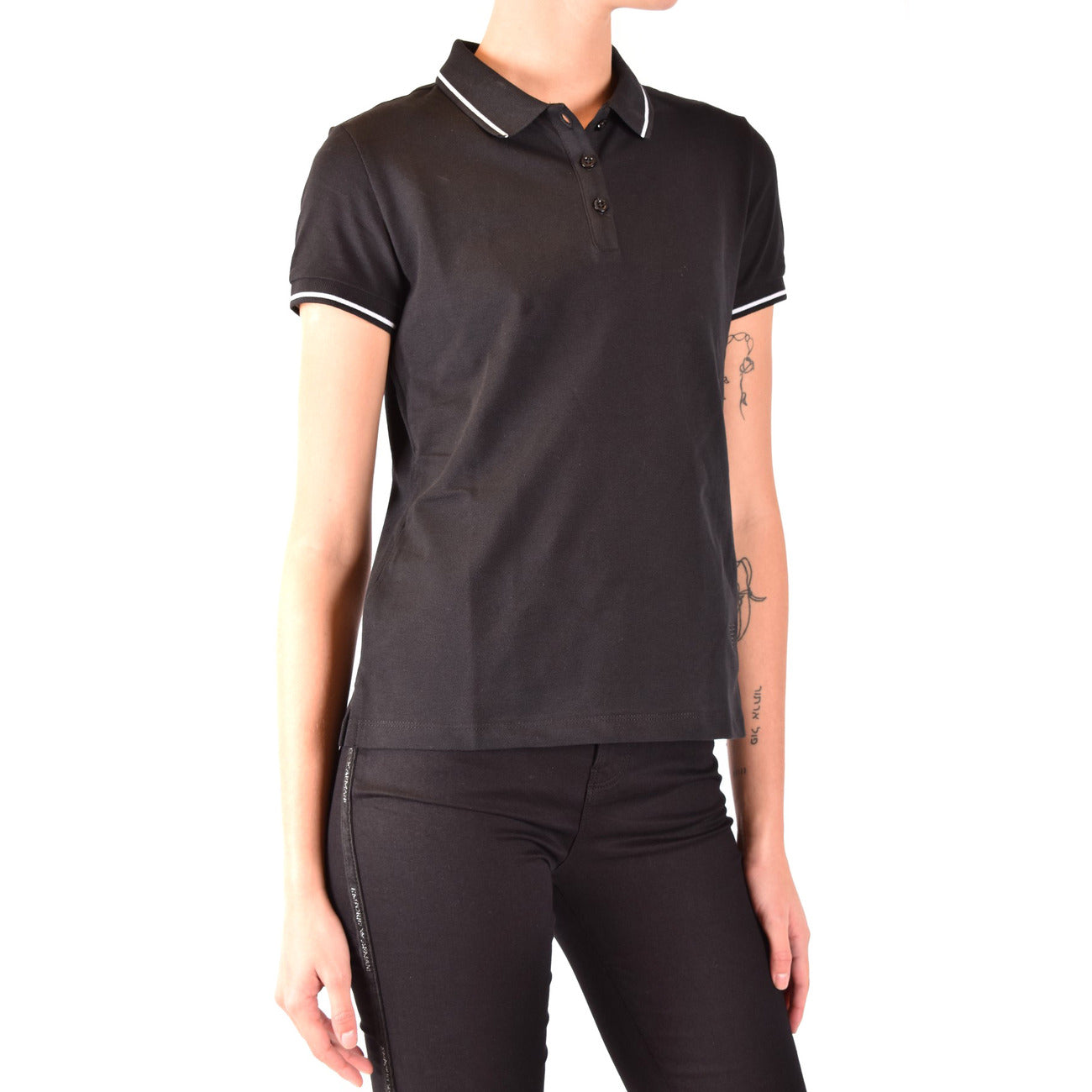 Emporio Armani Polo Dames Zwart