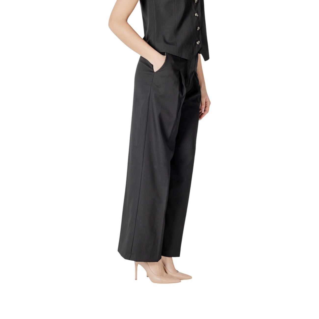 Ichi Broek Dames Zwart