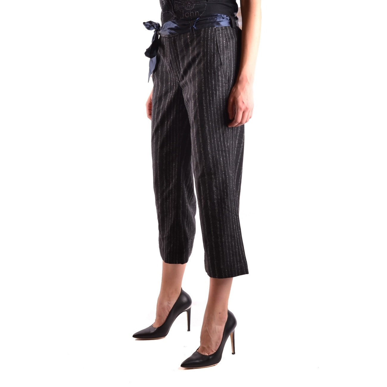 Jacob Cohen Krijtstreep Broek Dames Grijs