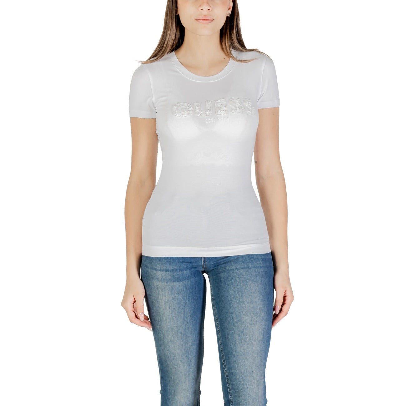 Guess T-shirt Dames Zwart