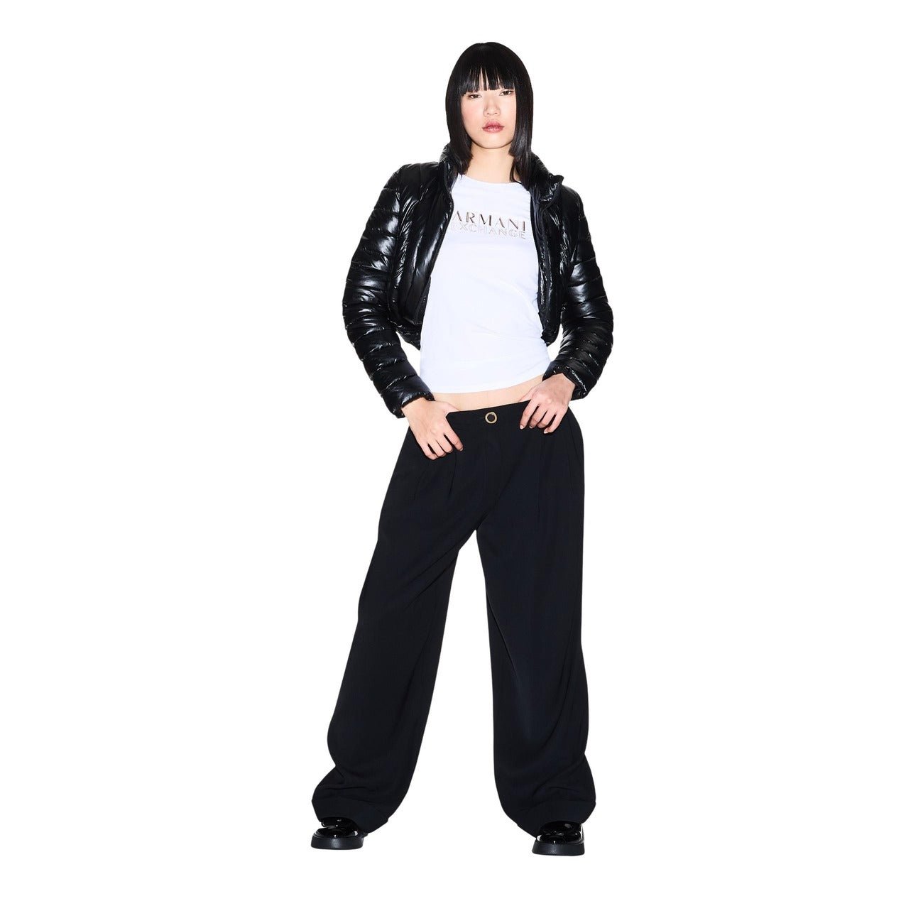 Armani Exchange T-shirt Dames Wit