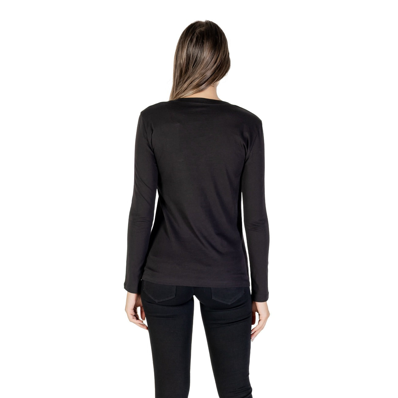Armani Exchange T-shirt Dames Zwart