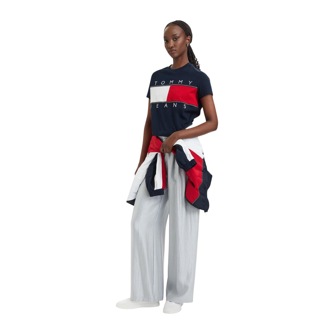 Tommy Hilfiger Jeans T-shirt Dames Blauw