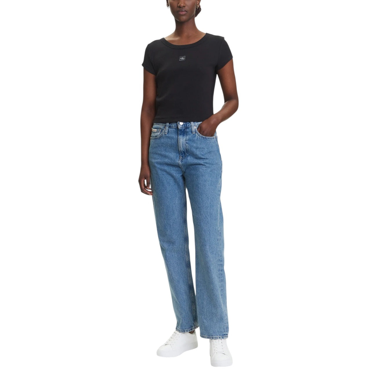 Calvin Klein Jeans T-shirt Dames Zwart