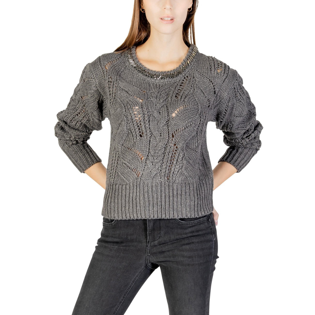 Liu Jo Strass Trui Dames Bruin
