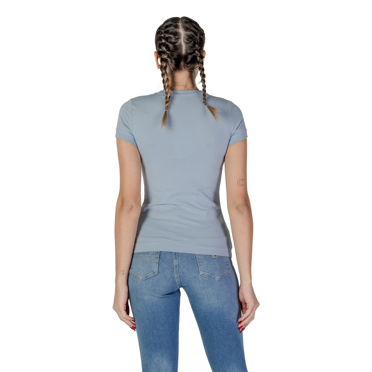Guess T-shirt Dames Lichtblauw
