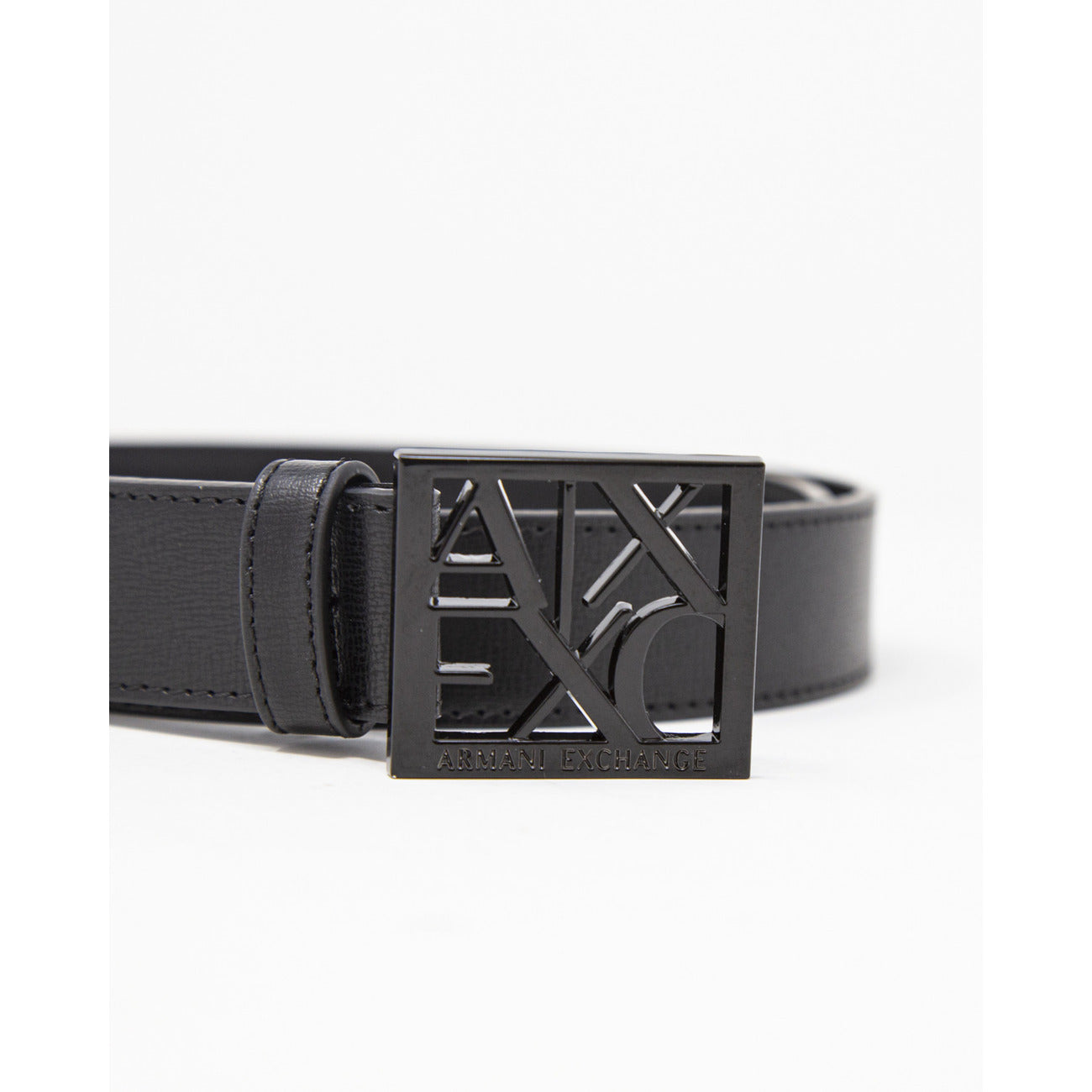 Armani Exchange Riem Dames Zwart Leer