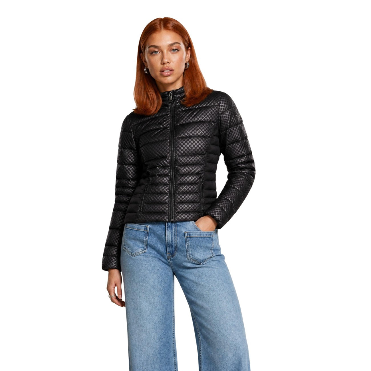 Guess Windjack Dames Zwart