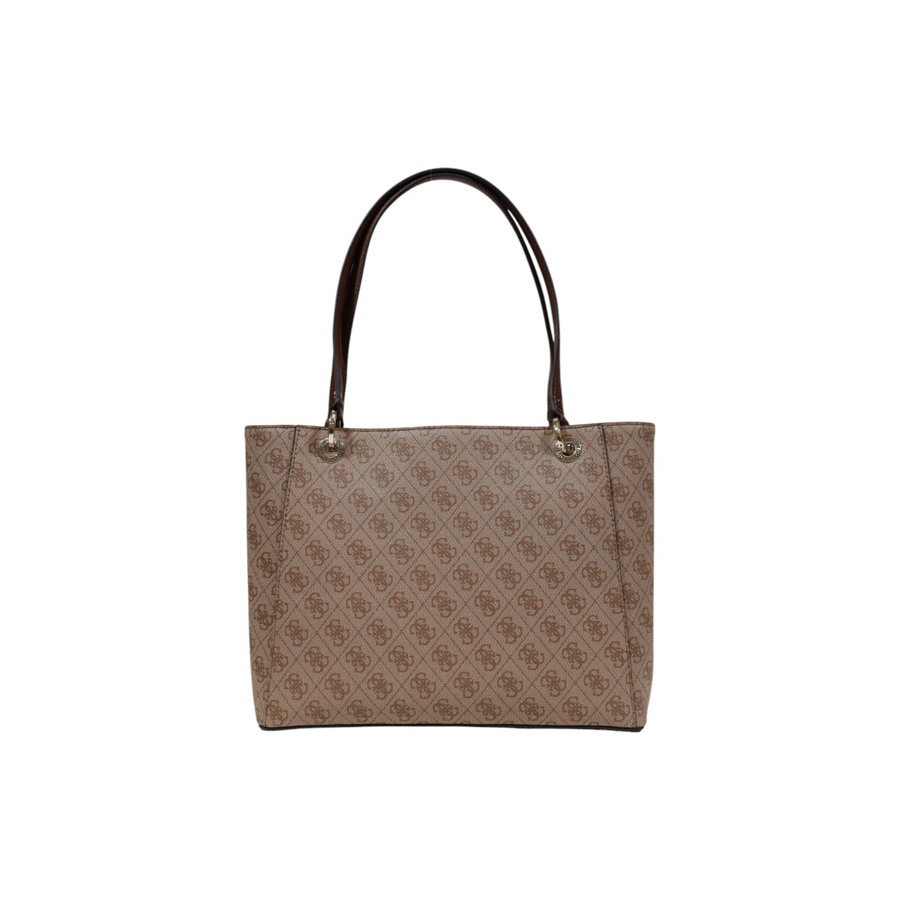 Guess Print Handtas Dames Bruin