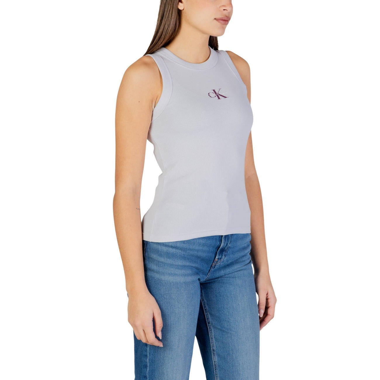 Calvin Klein Jeans Tanktop Dames Lila