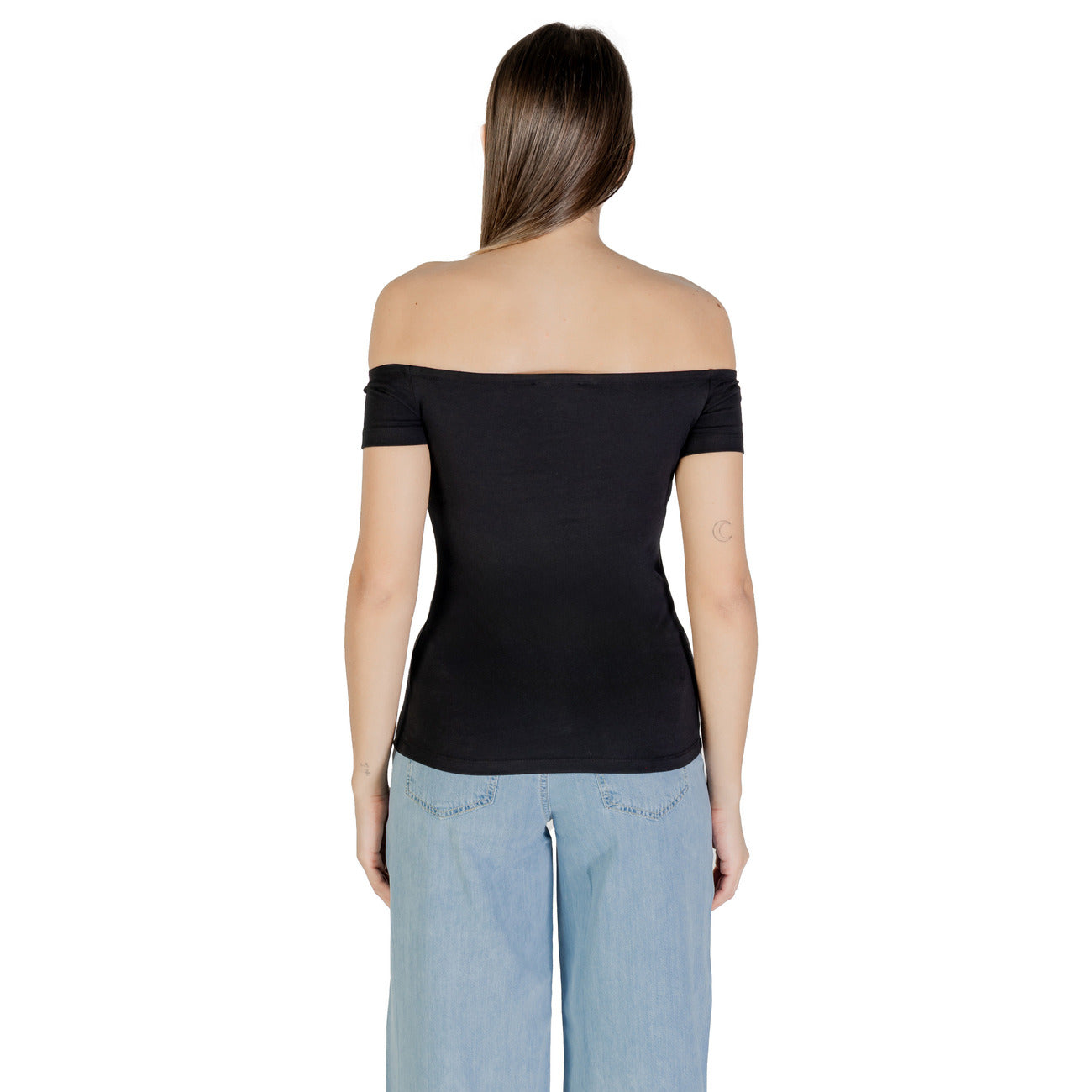 Calvin Klein Jeans Print Top Dames Zwart