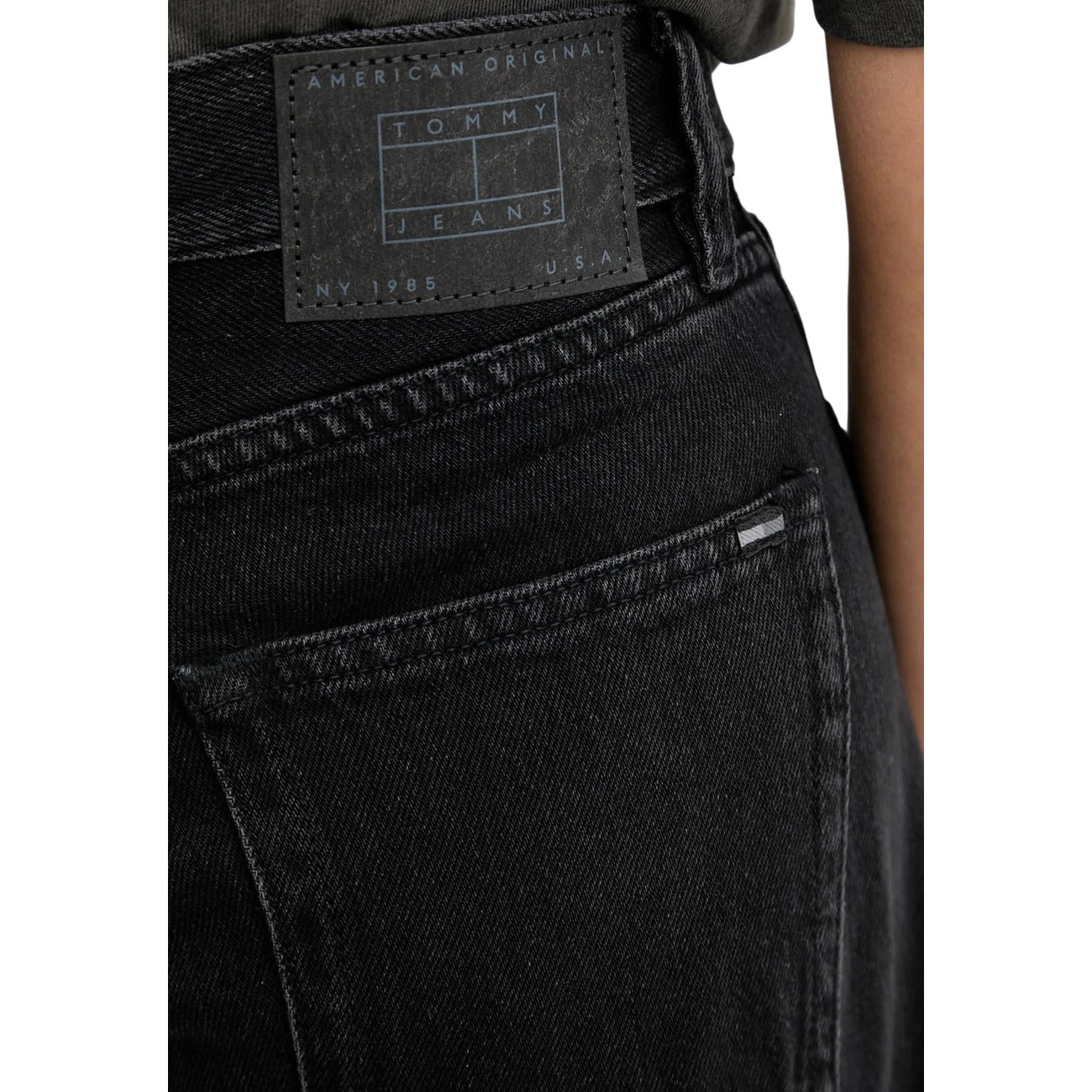 Tommy Hilfiger Slim Jeans Dames Zwart