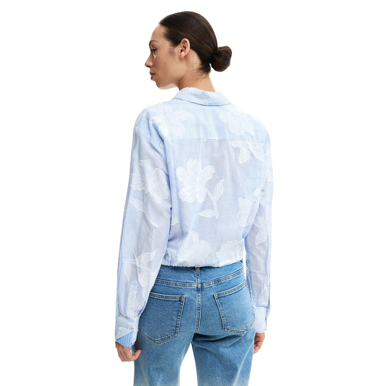 Desigual Shirt Dames Lichtblauw