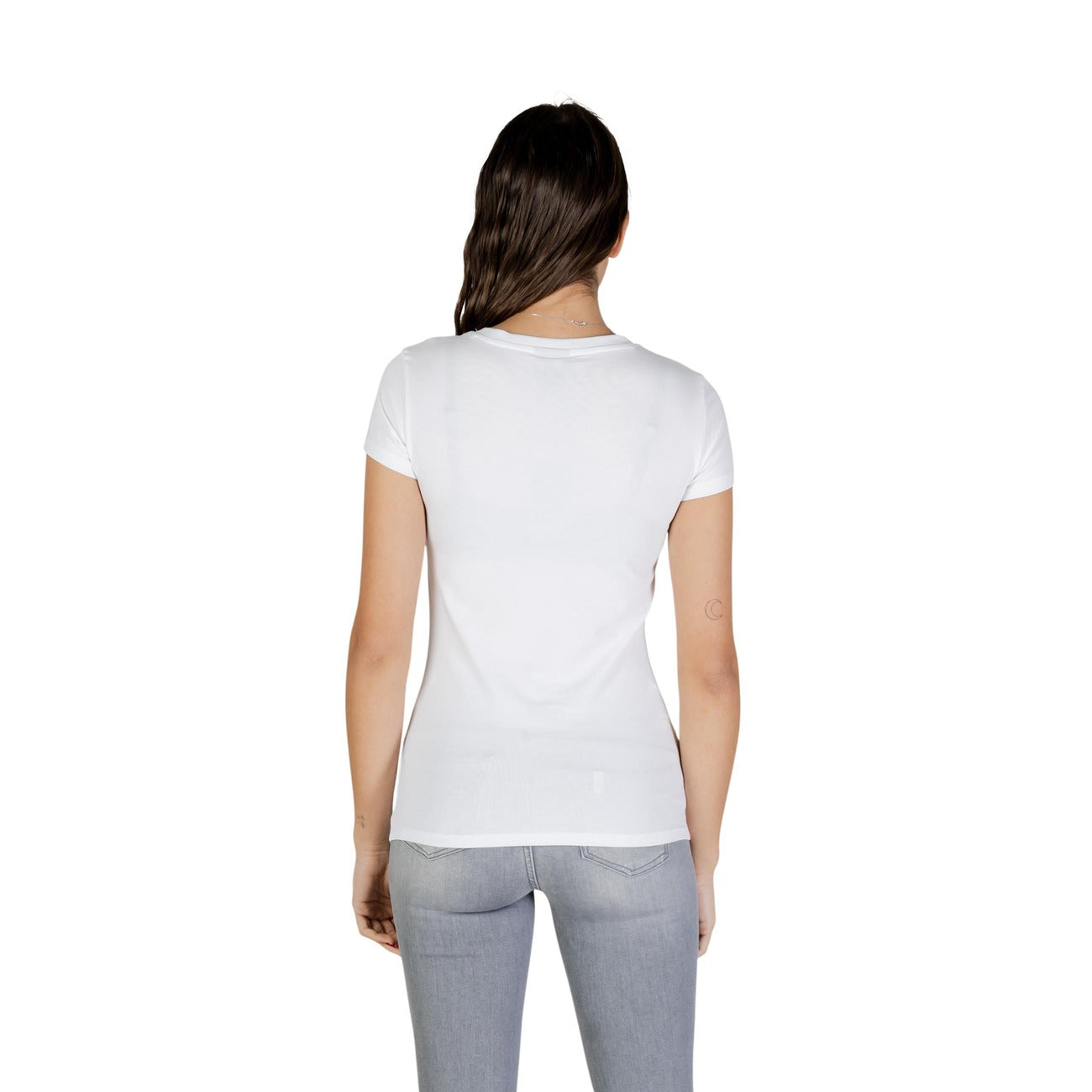 Armani Exchange Print T-shirt Dames Wit