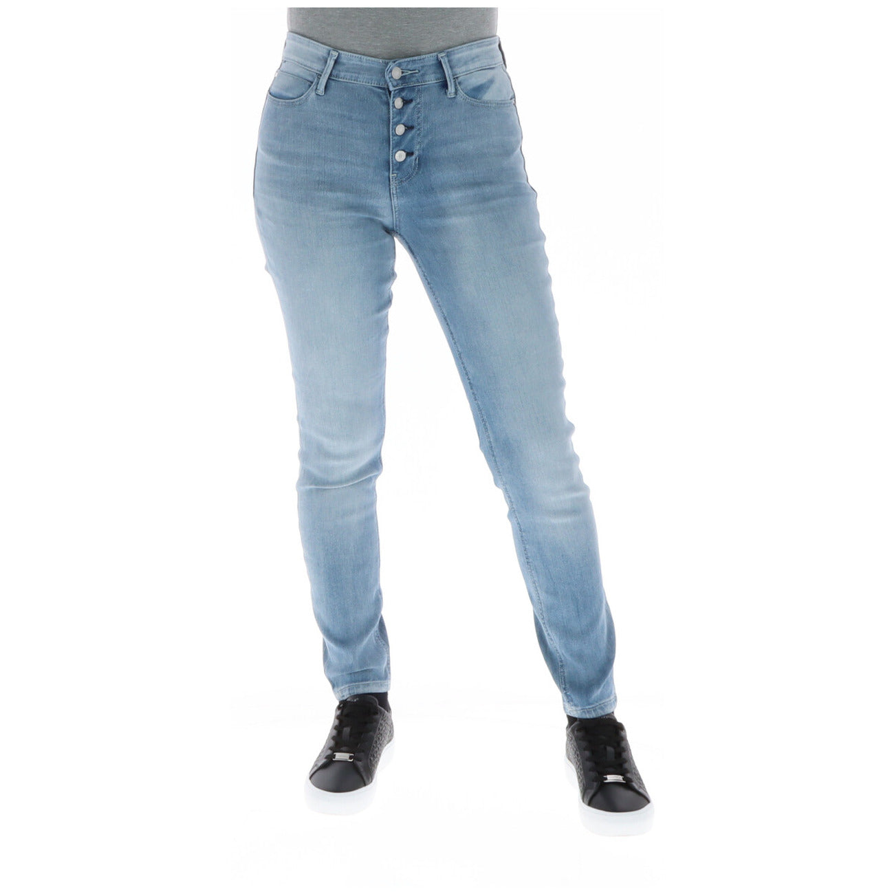 Guess Gesleten Jeans Dames Lichtblauw