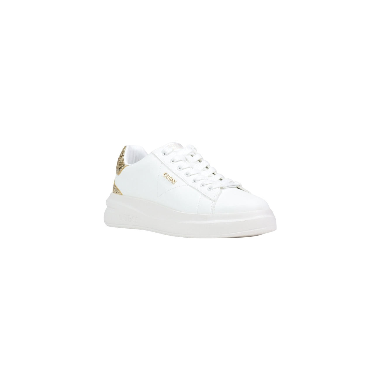 Guess Sneakers Dames Wit Leer