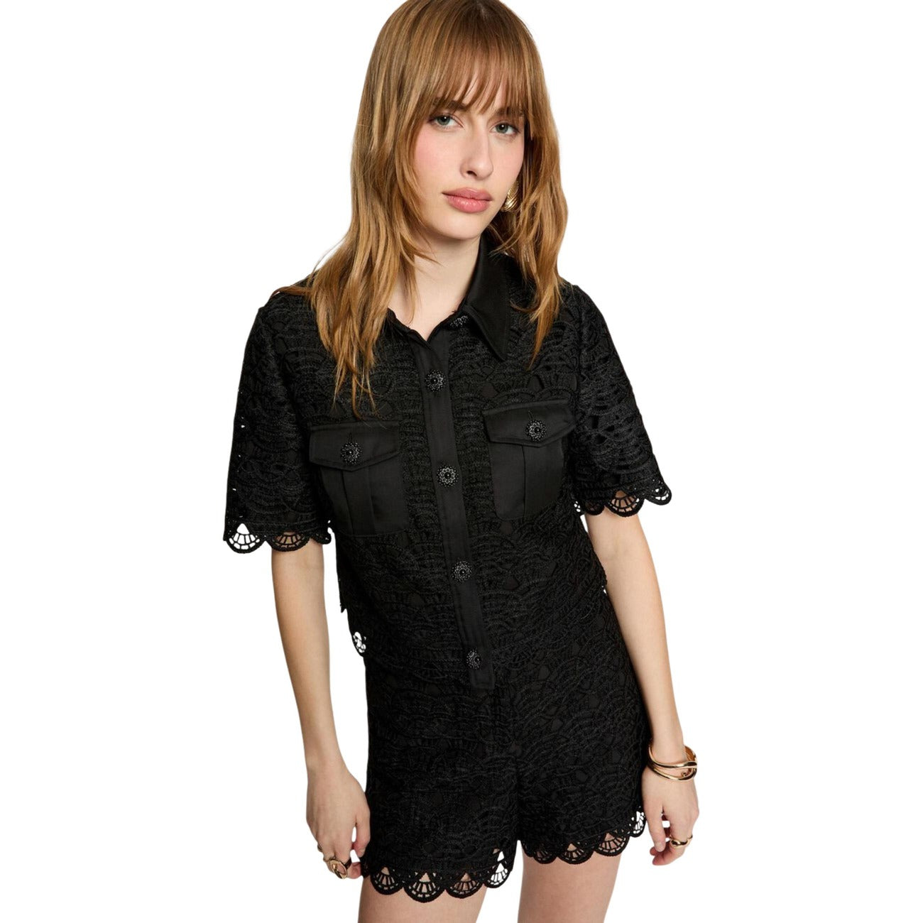 Morgan De Toi Blouse Dames Zwart