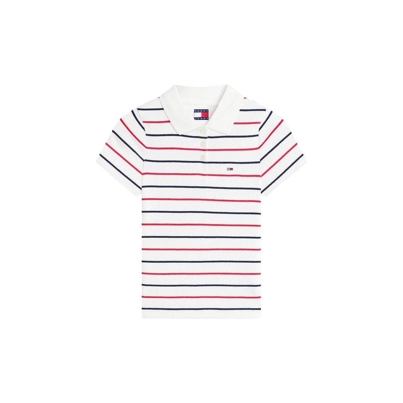 Tommy Hilfiger Jeans Polo Top Dames Wit