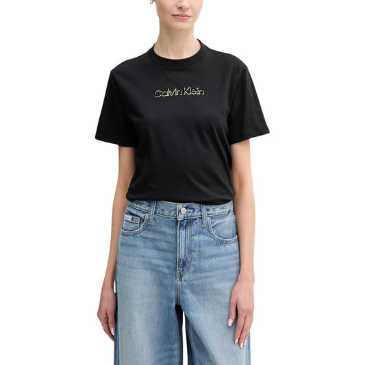 Calvin Klein Jeans T-shirt Dames Zwart