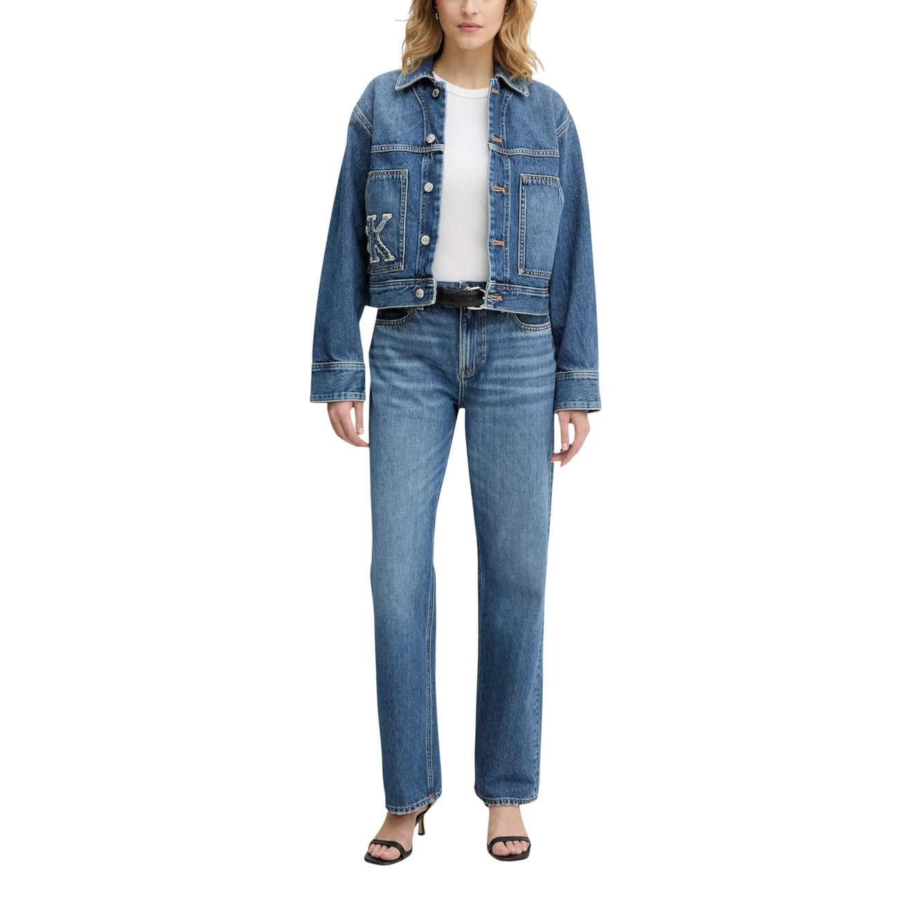 Calvin Klein Jeans Spijkerjack Dames Blauw