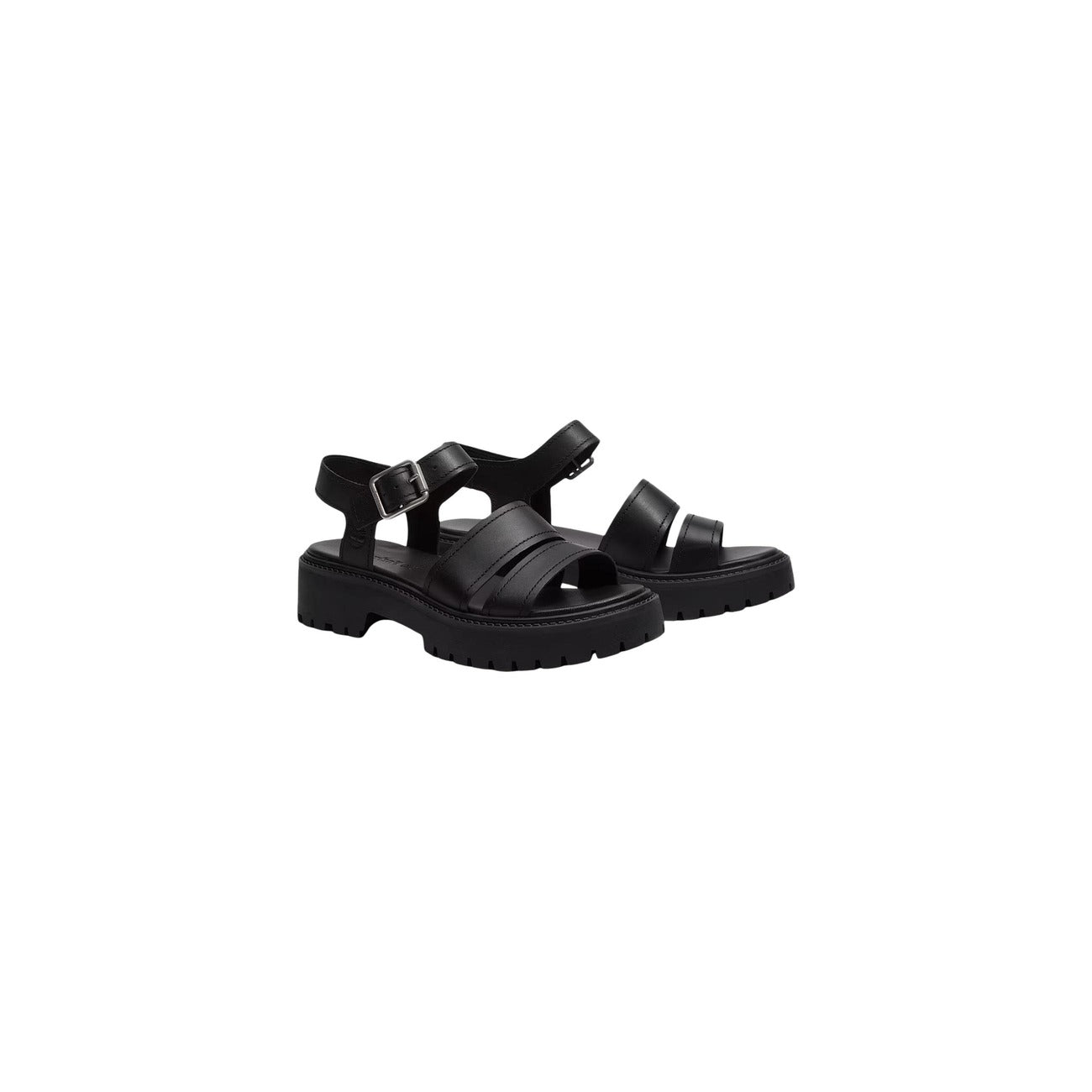 Timberland Sandalen Dames Zwart Leer