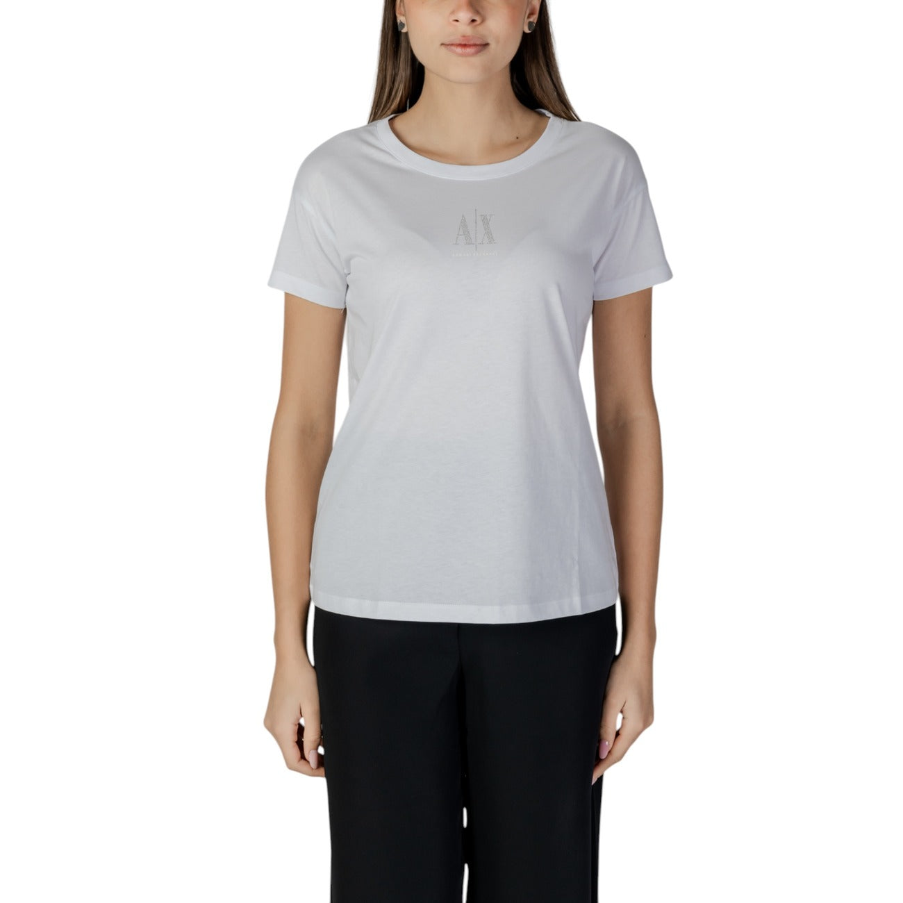 Armani Exchange T-shirt Dames Zwart