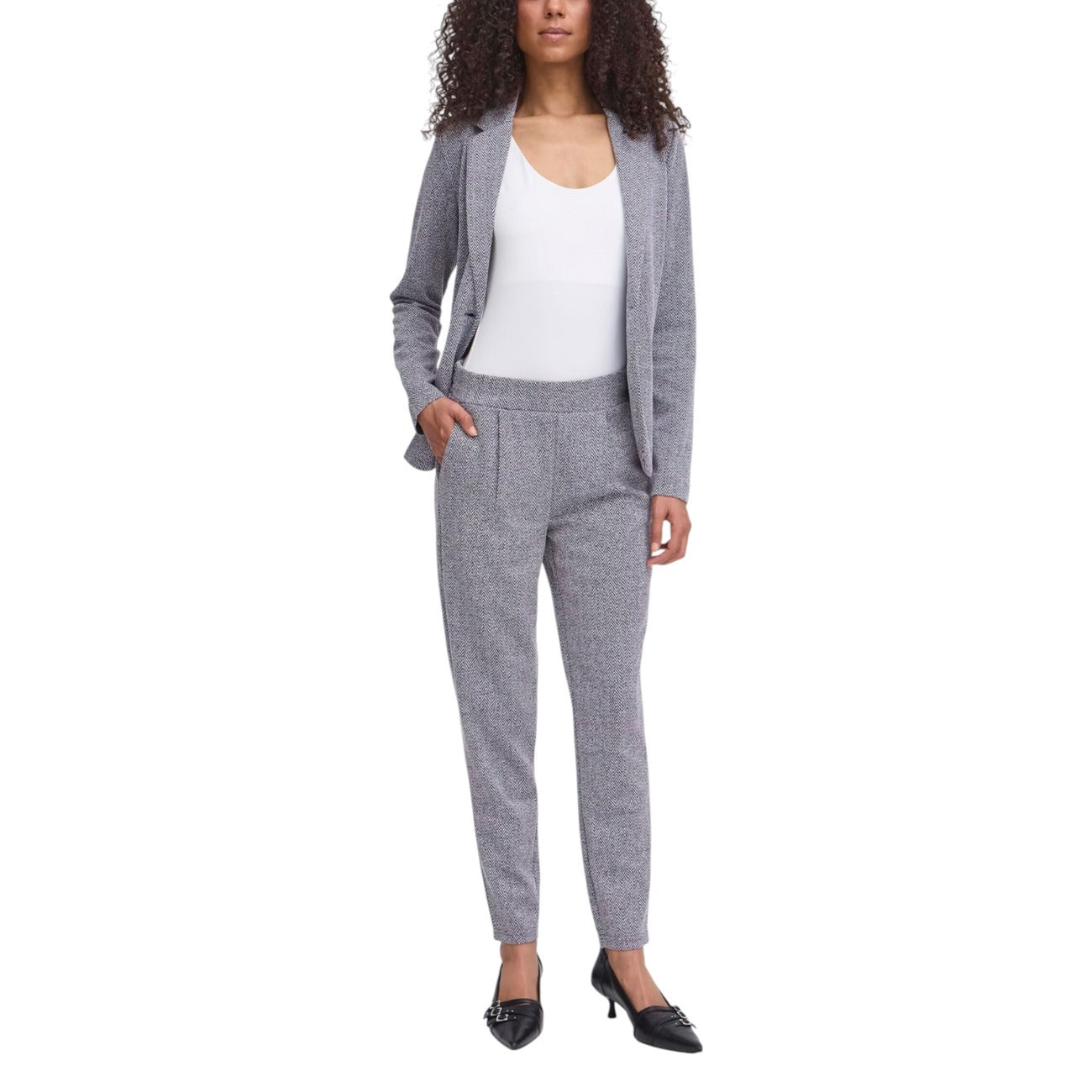 Ichi Broek Dames Blauw