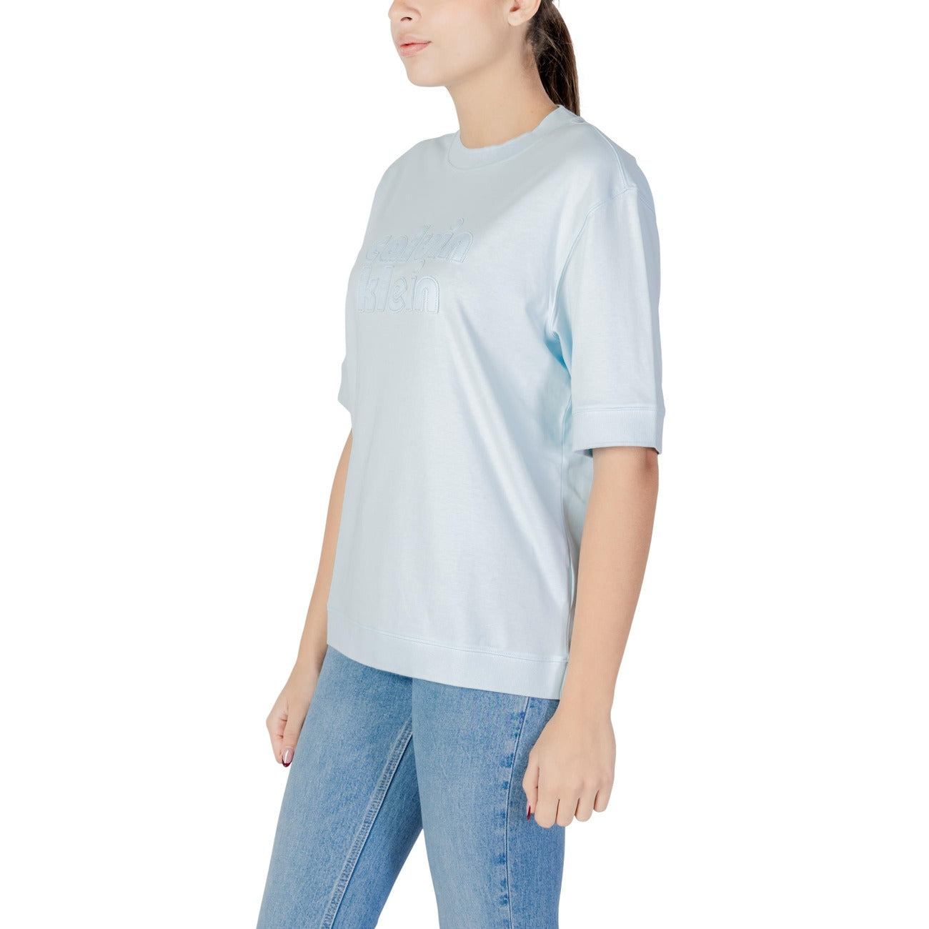 Calvin Klein Jeans T-shirt Dames Lichtblauw
